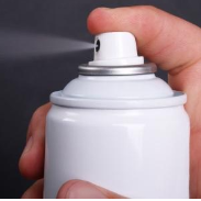 This image is of a aerosol spray can
